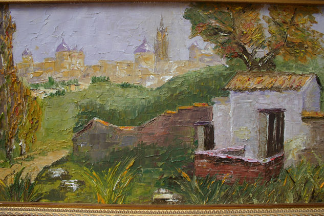 CIGARRALES DE TOLEDO 1 Oil Canvas Landscaping