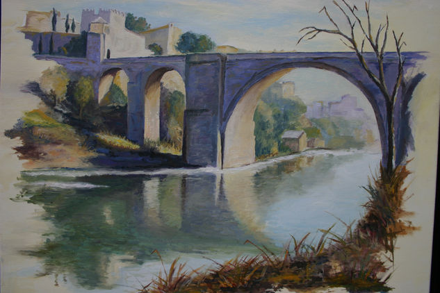 PUENTE SAN MARTIN 1 Oil Canvas Landscaping