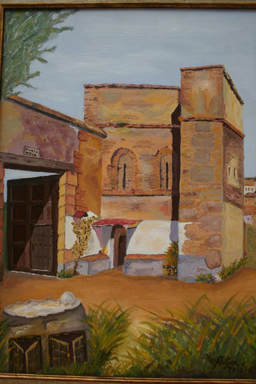 PUERTA DEL VADO DE TOLEDO Oil Canvas Landscaping