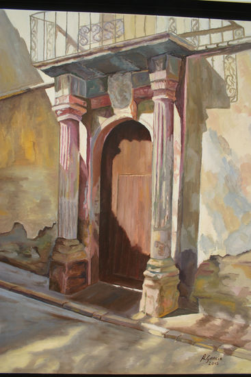 PORTICO CASTELLANO Oil Canvas Landscaping