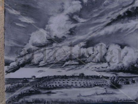 Tormenta en el campo