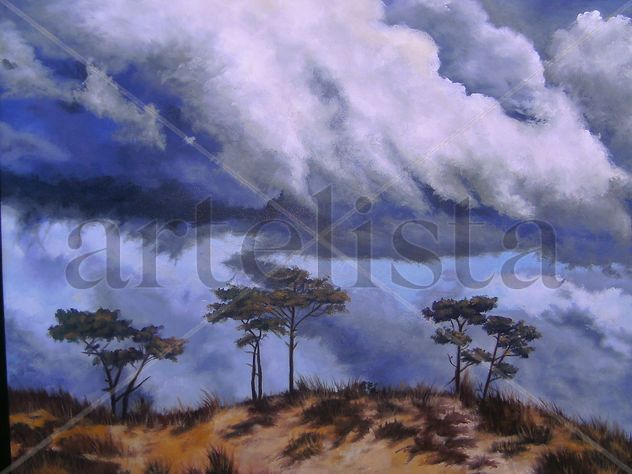 tormenta sobre el medano