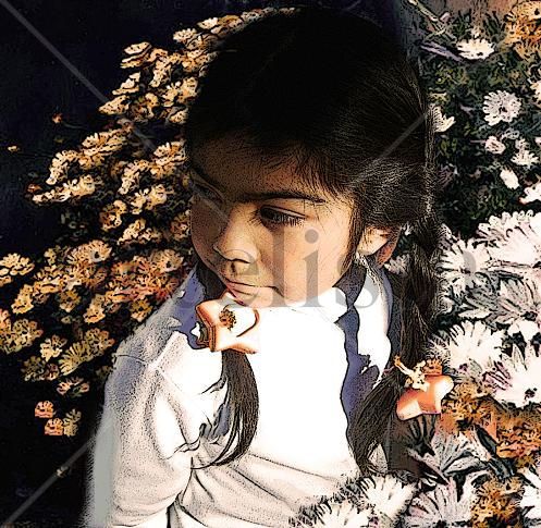 niña indígena