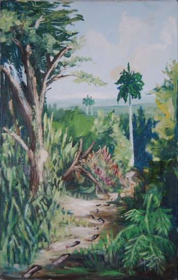 CAMINO AL ANDAR Oil Canvas Landscaping