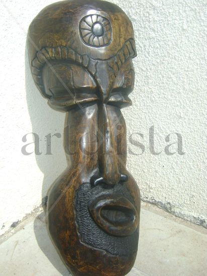 Máscara Yaka Madera Figurativa