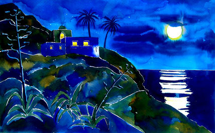 Noche de luna llena