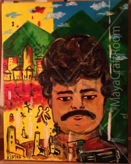 El malo Acrylic Canvas Figure Painting