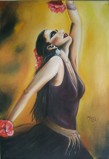 gitana Oil Canvas Figure Painting