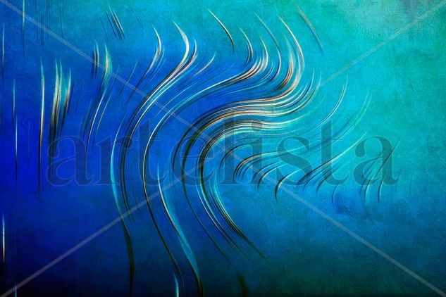 BlueRipples. Conceptual/Abstract Color (Digital)