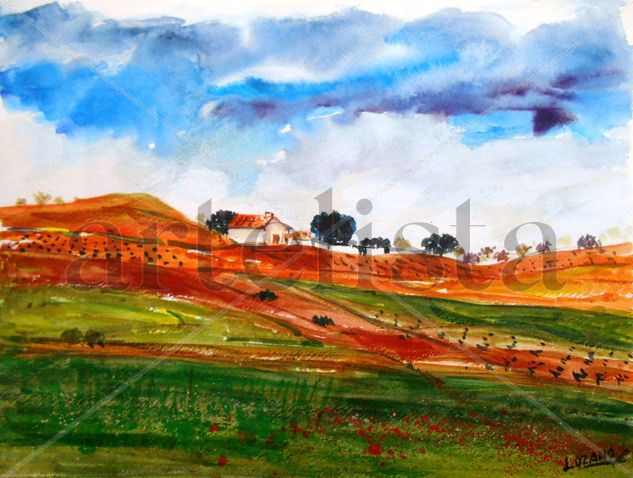 CAMPOS MANCHEGOS III Watercolour Paper Landscaping