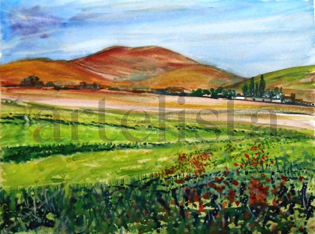 CAMPOS MANCHEGOS V Watercolour Paper Landscaping