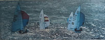 Regata en mar bravo