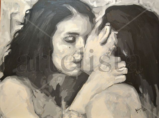 El beso Oil Canvas Nude Paintings