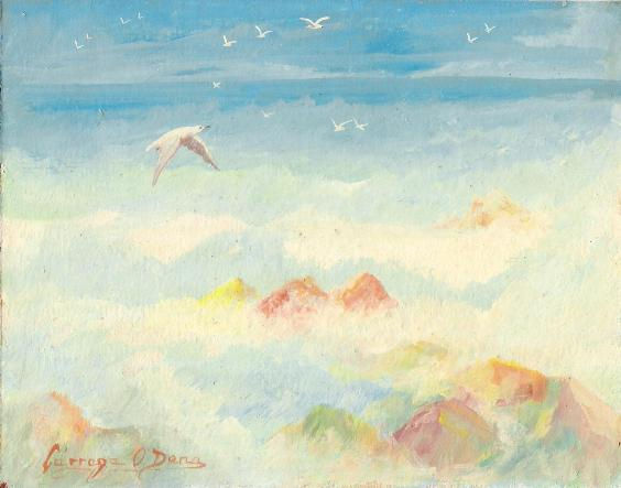 Gaviotas al amanecer Acrylic Others Marine Painting