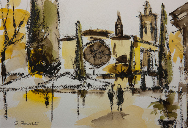 Sant Cugat Watercolour Paper Landscaping