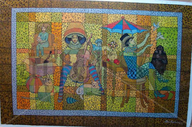 Tiempo Santo. 152 x 100 cm