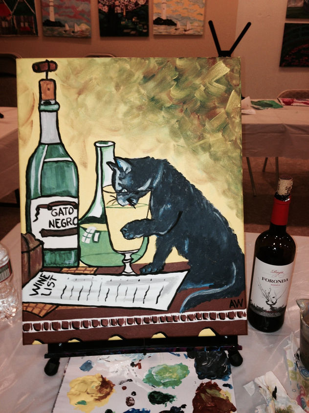 el gato beodo