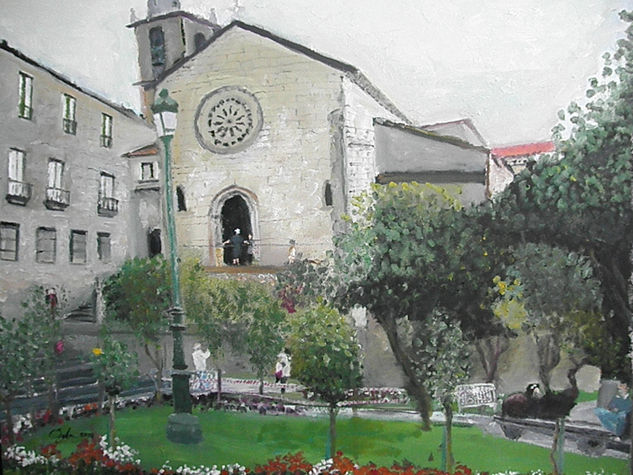 Iglesia de San Francisco, Pontevedra Óleo Lienzo Otros