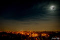 Luna sobre Villa Allende, Córdoba