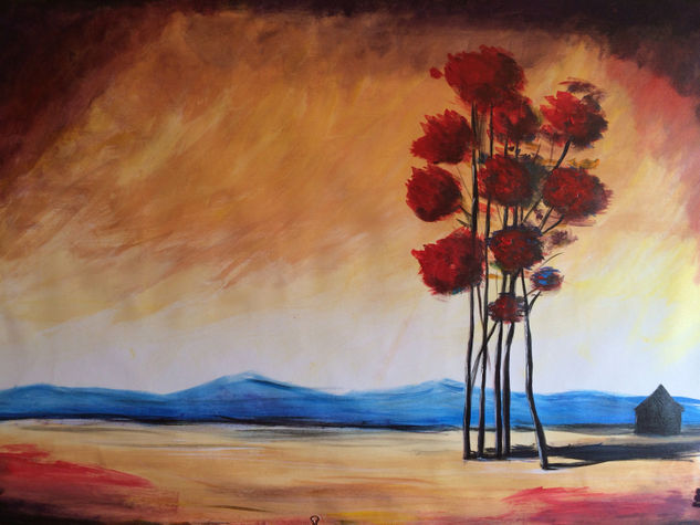 El bosque encantado Acrylic Canvas Landscaping