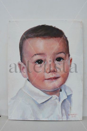 retrato Oil Panel Portrait