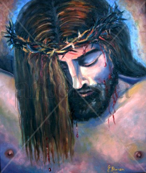 Cristo Oil Canvas Portrait