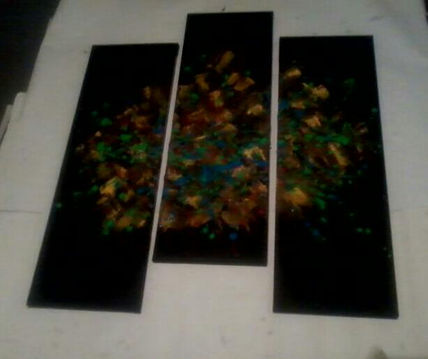 Triptico abstracto
