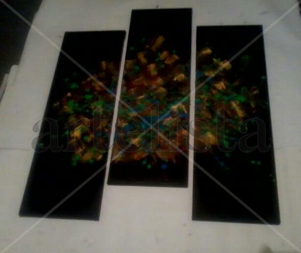 Triptico abstracto