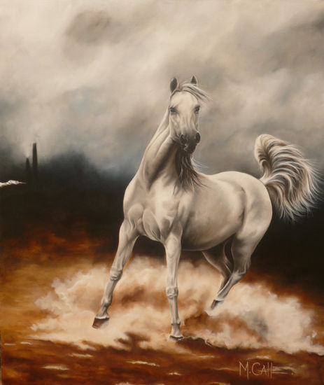 Equus1 Oil Canvas Animals