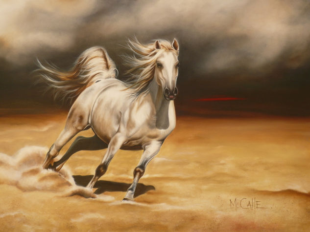 Trote Andaluz Oil Canvas Animals