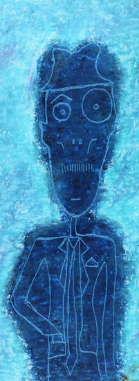 Iceman.   Caja de luz. Wax Others Figure Painting