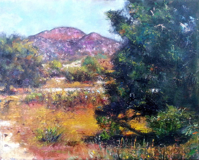 Quietud Oil Canvas Landscaping