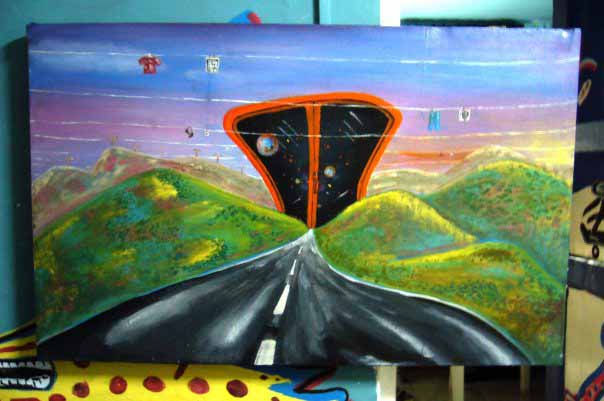 Camino a Abiayala Acrylic Canvas Landscaping