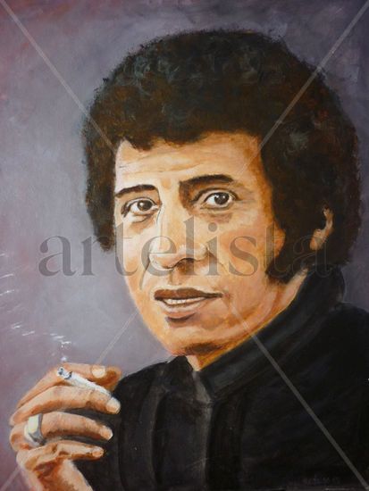 Víctor Jara Acrylic Panel Portrait