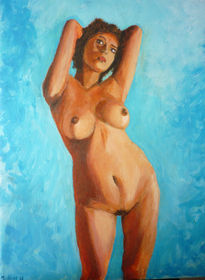 Mujer desnudo.