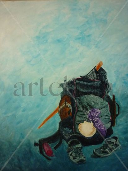 mi mochila Acrylic Canvas Still Life Paintings