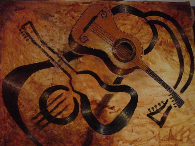 Guitarras Oil Canvas Others