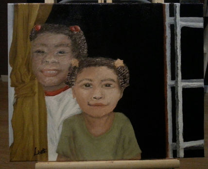 Niñas de color