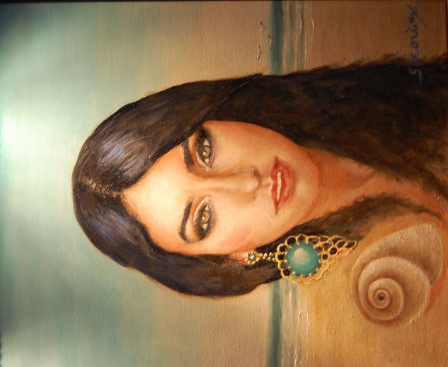 Ziba Ghazizadeh Óleo Lienzo Retrato