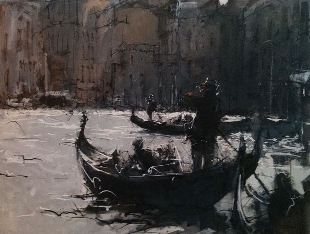 luces de Venecia Oil Canvas Landscaping