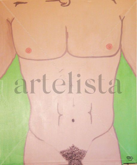 Torso Acrylic Canvas Nude Paintings