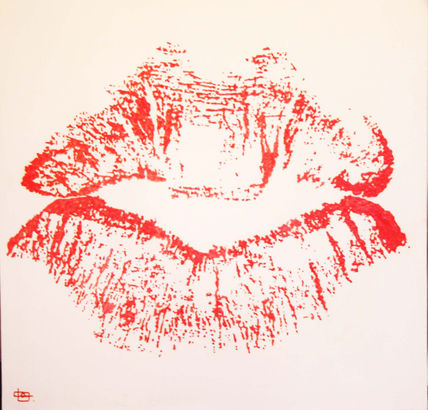 La huella de un beso