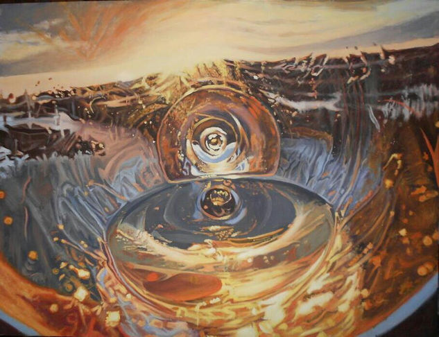 chardonnay entre salinas Oil Panel Marine Painting