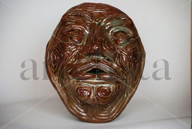 Retrato II (A máscara) Pottery Figurative