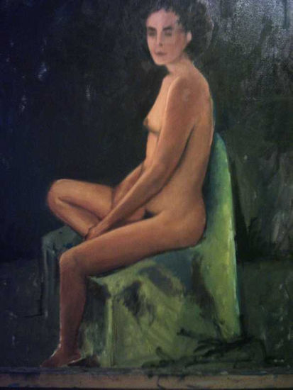 Otra varona Oil Canvas Nude Paintings