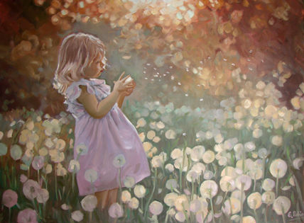 Niña en el bosque