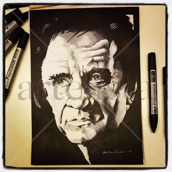 Johnny Cash Pencil