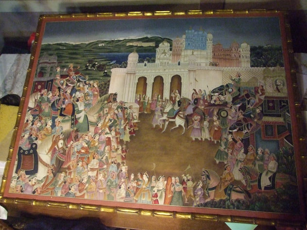 FIESTA FUERA DE PALACIO CON LA PLAZA DESPEJADA