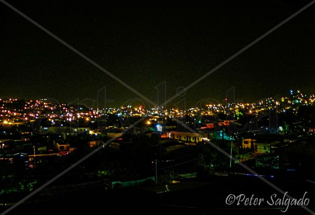Una vista Nocturna de Matagalpa