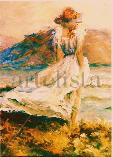 MAR Oil Canvas Figure Painting